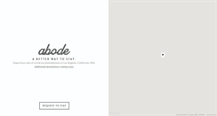 Desktop Screenshot of abode.co