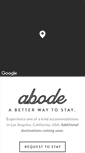 Mobile Screenshot of abode.co