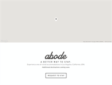 Tablet Screenshot of abode.co